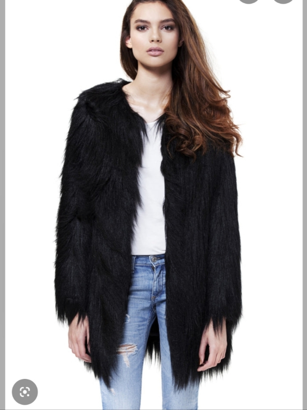 Unreal Fur Shaggy Faux Fur Jacket Wanderlust